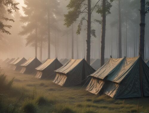 Армейские палатки производства России