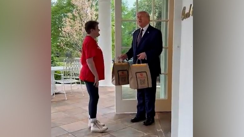 «Я тут за чаевыми»: Курьер поставила Трампа в тупик честным ответом