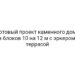 Готовый проект каменного дома из блоков 10 на 12 м с эркером и террасой