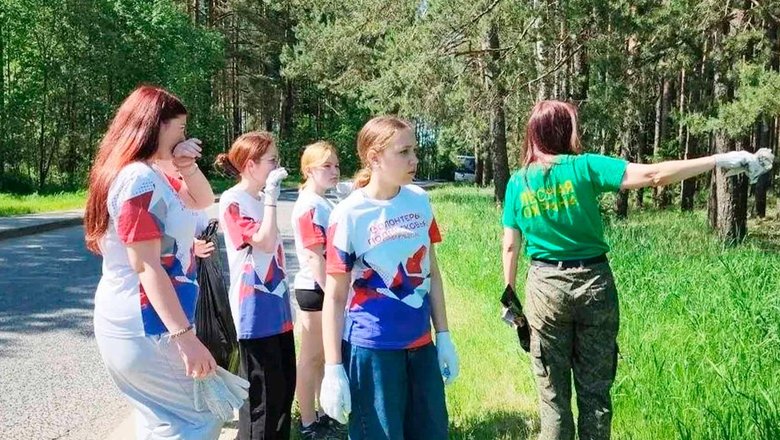 В Егорьевске Московской области провели акцию «Чистый лес»