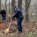 В Купчинском сквере Санкт-Петербурга прошел субботник