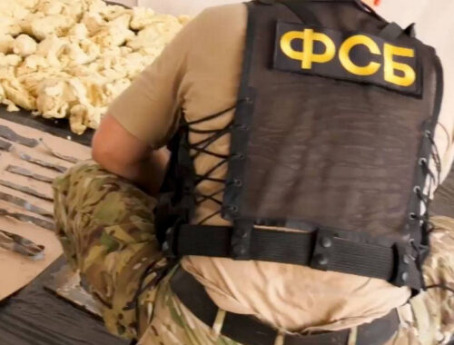 ФСБ показала видео автомобилей, на которых хотели взорвать Крымский мост