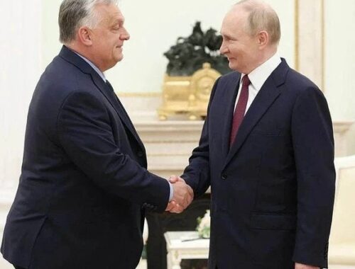 Песков заявил, что переговоры Путина и Орбана никогда не шли на русском языке