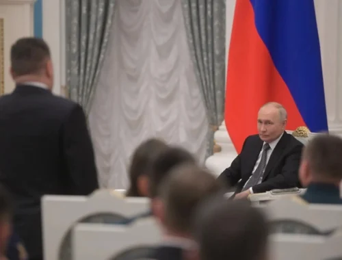 Путин встретился с молодыми учёными Новосибирской области